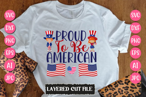 Proud To Be American SVG Cut File SVG Newmockups 