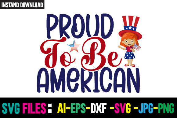 Proud To Be American SVG Cut File SVG Newmockups 
