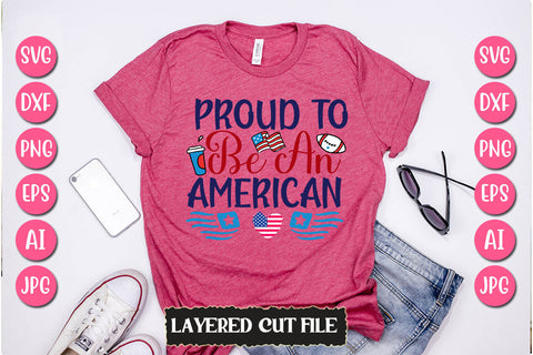 Proud To Be American SVG Cut File SVG Newmockups 