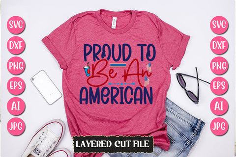 Proud To Be American SVG Cut File SVG Newmockups 