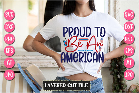 Proud To Be American SVG Cut File SVG Newmockups 