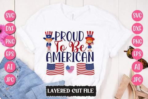 Proud To Be American SVG Cut File SVG Newmockups 