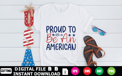 Proud To Be An American SVG Shahin alam 