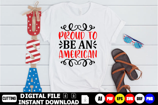 Proud To Be An American SVG Shahin alam 