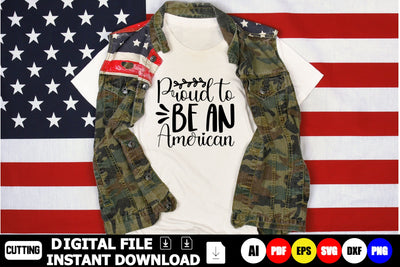 Proud To Be An American SVG Shahin alam 