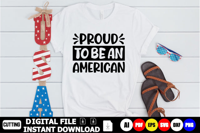 Proud To Be An American SVG Shahin alam 