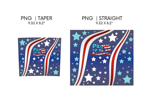 Proud to be an American Tumbler Sublimation Sublimation SvgOcean 