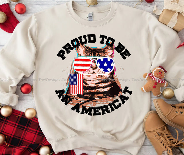 Proud To Be An Americat PNG, 4th of July Png, Sublimation Design Downloads Sublimation ToriDesigns 