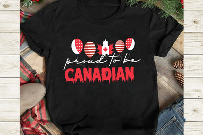 Proud To the Canadian SVG Cut File, Canada Independence Day SVG Cut File,Canda SVG Design, Canada Independence Day SVG Quotes ,Canada Day Sublimation SVG BlackCatsMedia 