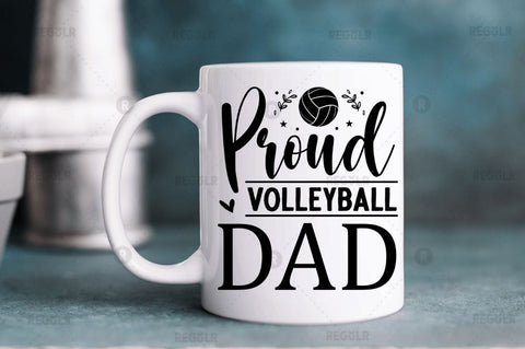 Proud volleyball dad SVG SVG Regulrcrative 
