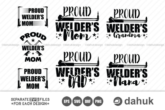 Proud Welders Mom SVG, Welders Family SVG, Welding Torch svg, Welder svg, Welding svg, Cut file, cricut design space, vinyl cut files SVG dahukdesign 