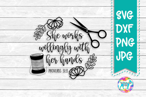 Proverbs 31 Cut file - Bible Verse Quote SVG Twiggy Smalls Crafts 
