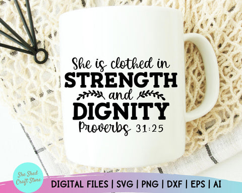 Proverbs 31 Svg - Bible Quote Svg - Religion Svg - Bible Quote Svg - Women's Christian SVG - Faith Svg - Scripture Svg SVG She Shed Craft Store 