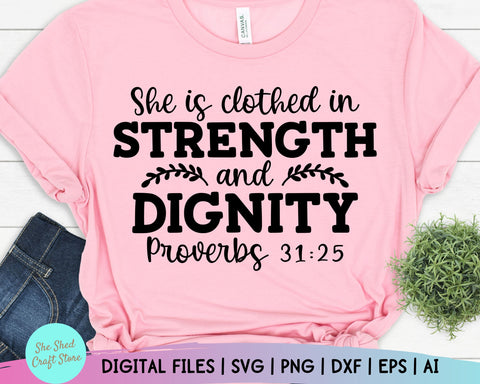 Proverbs 31 Svg - Bible Quote Svg - Religion Svg - Bible Quote Svg - Women's Christian SVG - Faith Svg - Scripture Svg SVG She Shed Craft Store 