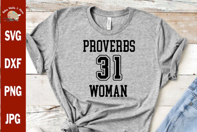 Proverbs 31 Woman - Bible verse - Scripture svg dxf SVG The Artsy Spot 