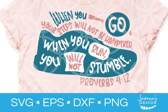 Proverbs 4:12 SVG SVG SavanasDesign 