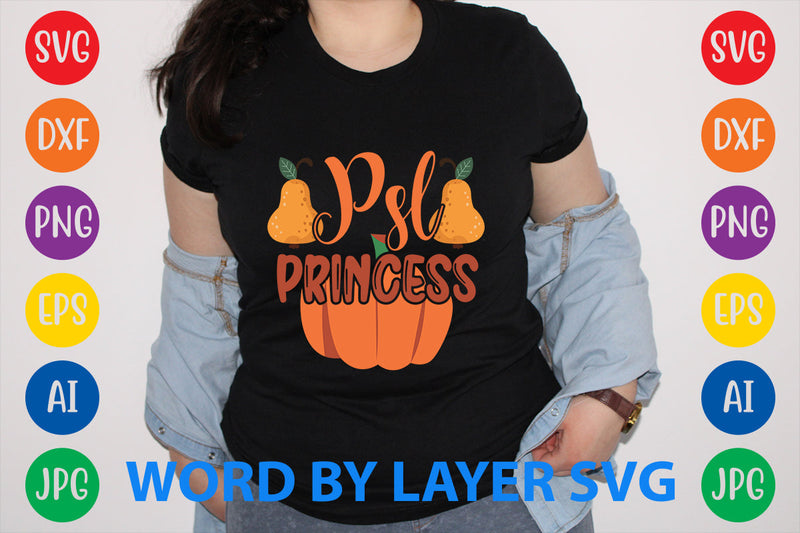 Psl Princess, Autumn SVG Design SVG Rafiqul20606 
