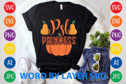 Psl Princess, Autumn SVG Design SVG Rafiqul20606 