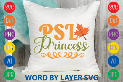 PSL Princess, Autumn SVG Design SVG Rafiqul20606 