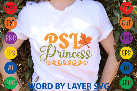 PSL Princess, Autumn SVG Design SVG Rafiqul20606 