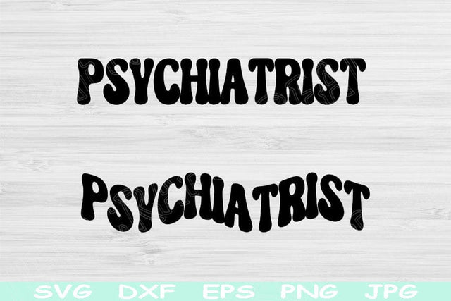 Psychiatrist Svg Dxf Png Eps Cut File, Psychology Svg, Mental Health Svg Files For Cricut, Psychiatry Svg Silhouette Digital Download Design SVG TiffsCraftyCreations 