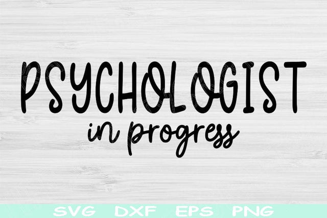 Psychologist Svg In Progress Dxf Png Eps Cut File, Psychology Svg, Mental Health Svg Files For Cricut, Therapist Svg Digital Download Design SVG TiffsCraftyCreations 