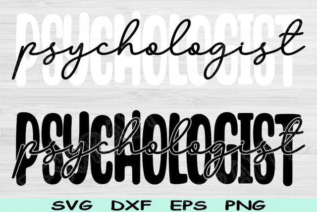 Psychologist Svg Png Cut Files, Psychology Svg, Mental Health Svg Files For Cricut, Therapist Svg Designs Counselor Svg Psyd Svg Sublimation SVG TiffsCraftyCreations 