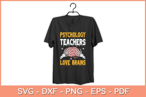 Psychology Teachers Love Brains Funny Halloween Teacher Svg Design SVG artprintfile 