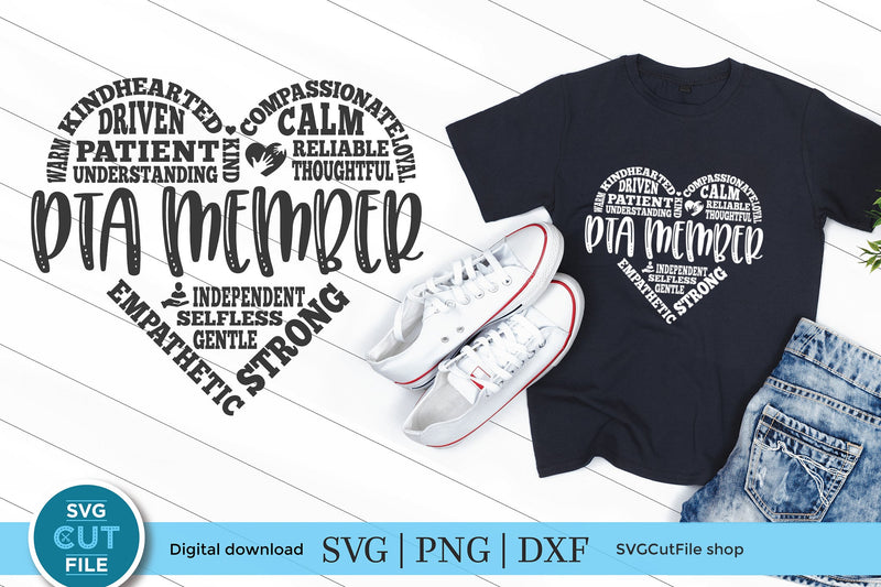 PTA svg, a Parent Teacher appreciation svg SVG SVG Cut File 