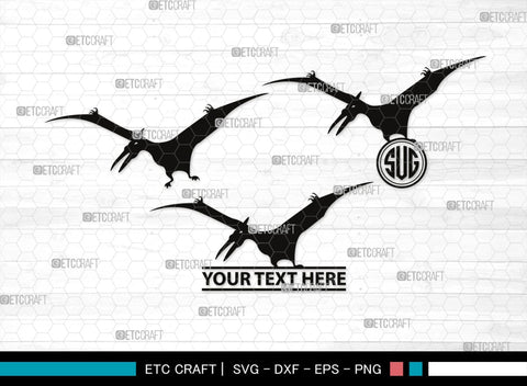 Pteranodon Monogram, Pteranodon Silhouette, Pteranodon SVG, Pteranodon, Dinosaur Svg, Dino Svg, Flying Pteranodon Svg, SB00307 SVG ETC Craft 