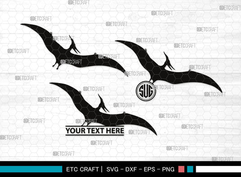 Pteranodon Monogram, Pteranodon Silhouette, Pteranodon SVG, Pteranodon, Dinosaur Svg, Dino Svg, Flying Pteranodon Svg, SB00307 SVG ETC Craft 