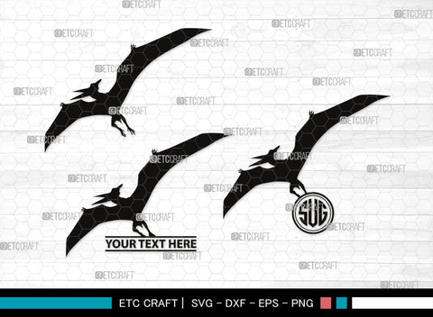 Pteranodon Monogram, Pteranodon Silhouette, Pteranodon SVG, Pteranodon, Dinosaur Svg, Dino Svg, Flying Pteranodon Svg, SB00307 SVG ETC Craft 