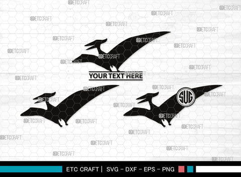 Pteranodon Monogram, Pteranodon Silhouette, Pteranodon SVG, Pteranodon, Dinosaur Svg, Dino Svg, Flying Pteranodon Svg, SB00307 SVG ETC Craft 