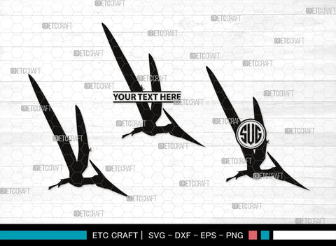 Pteranodon Monogram, Pteranodon Silhouette, Pteranodon SVG, Pteranodon, Dinosaur Svg, Dino Svg, Flying Pteranodon Svg, SB00307 SVG ETC Craft 