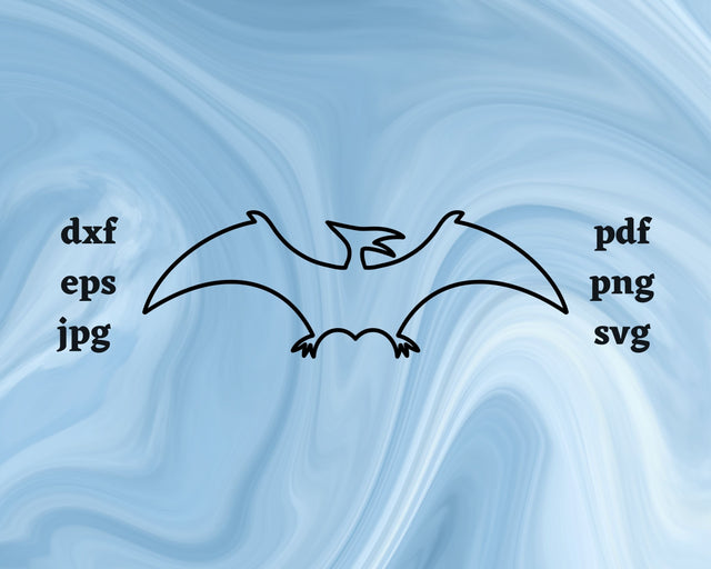 Pterodactyl Outline SVG Cut File SVG Northern Light SVG 