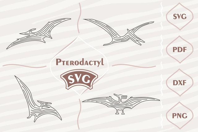 Pterodactyl SVG bundle SVG Digital Mojito 