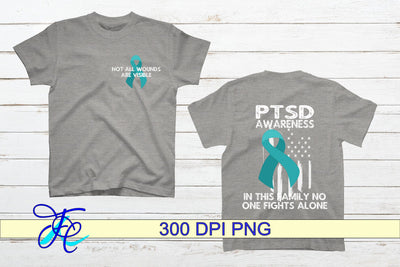 PTSD Awareness Sublimation Sublimation Family Creations 