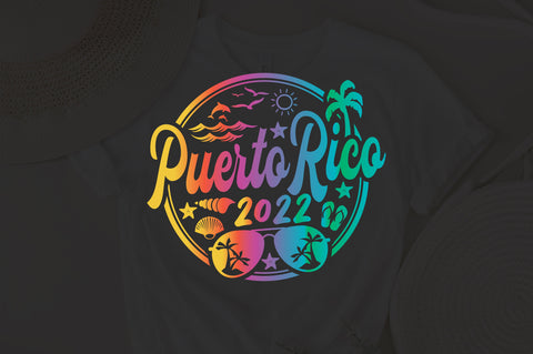 Puerto Rico svg, Summer Beach Vacation svg, Spring Break svg, eps, vector, cut file, instant download SVG Fauz 
