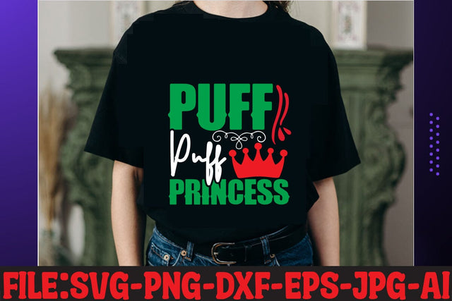 Puff Puff Princess T-shirt Design SVG MStudio 