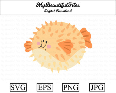 pufferfish - animal SVG MyBeautifulFiles 