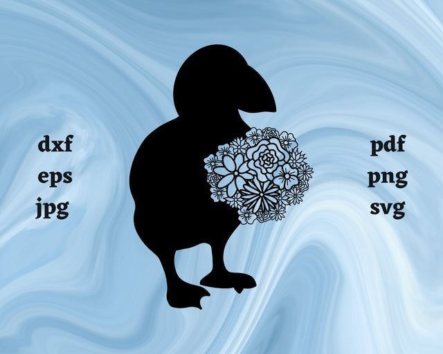 Puffin Mandala SVG Cut File SVG Northern Light SVG 