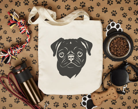 Pug SVG Bundle, 6 Designs, Pug PNG, Pug Clipart, Pug In Glasses SVG SVG HappyDesignStudio 