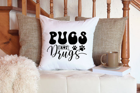 Pugs Not Drugs Svg SVG Rupkotha 