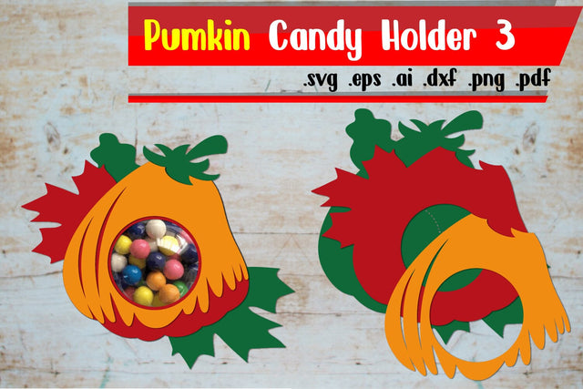 Pumkin Candy Holder/Candy Dome 3 3D Paper zafrans studio 
