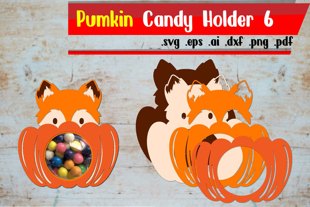 Pumkin Candy Holder/Candy Dome 6 SVG zafrans studio 