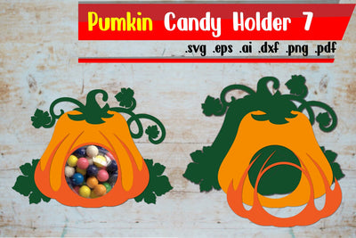 Pumkin Candy Holder/Candy Dome 7 SVG zafrans studio 