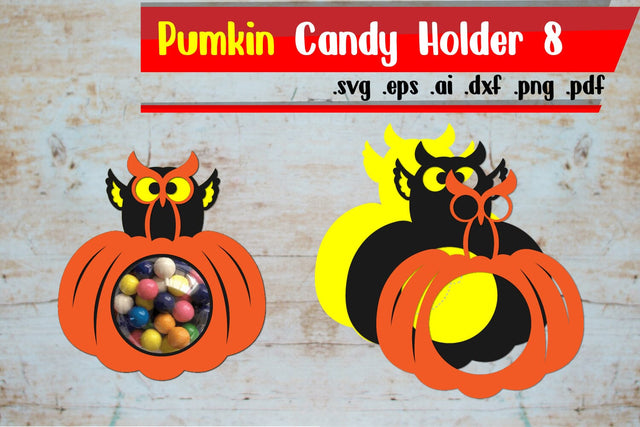 Pumkin Candy Holder/Candy Dome 8 3D Paper zafrans studio 