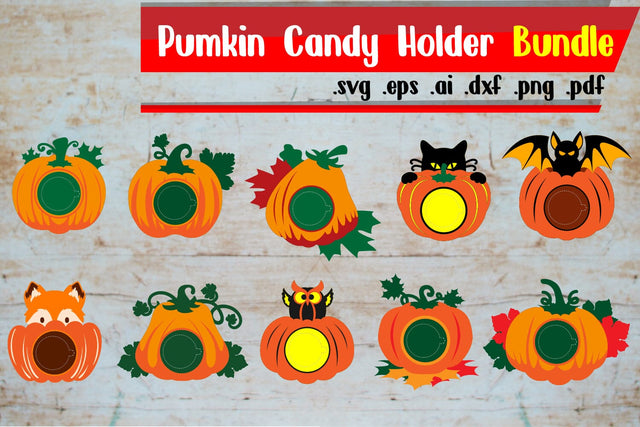 Pumkin Candy Holder/Candy Dome Bundle 3D Paper zafrans studio 