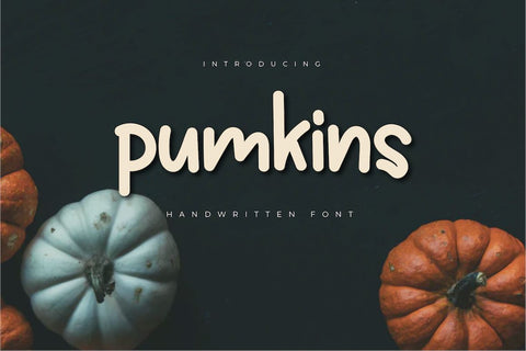 Pumkins Font twinletter 