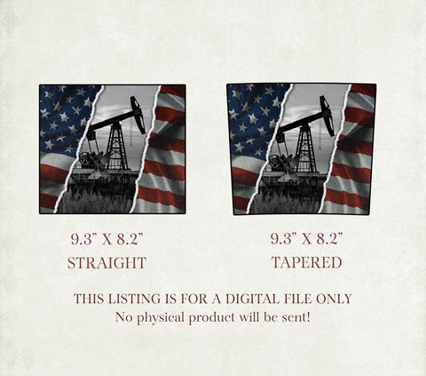Pump Jack Tumbler PNG - Texas flag - Oilfield - 20oz Skinny Tumbler Design Sublimation TrendingDesign 